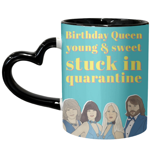 Abba Quarantine Queen - unique mug by Bonne Nouvelle