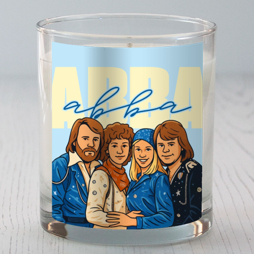 ABBA - scented candle by Ms Doodle