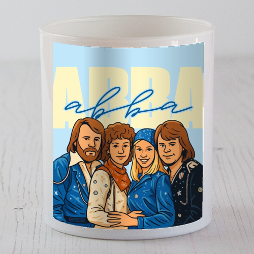 ABBA - scented candle by Ms Doodle