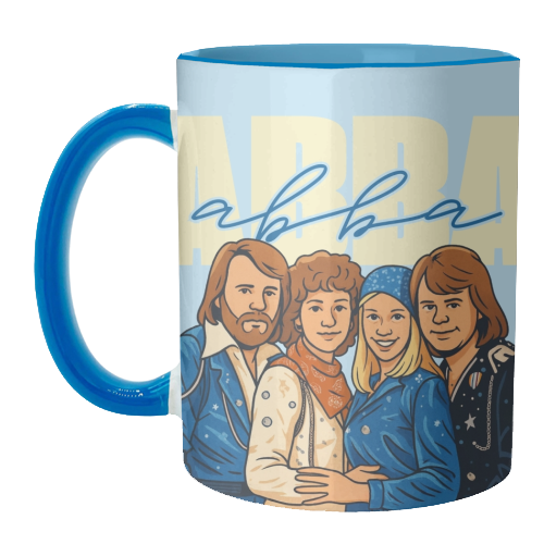 ABBA - unique mug by Ms Doodle