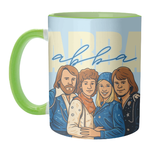 ABBA - unique mug by Ms Doodle
