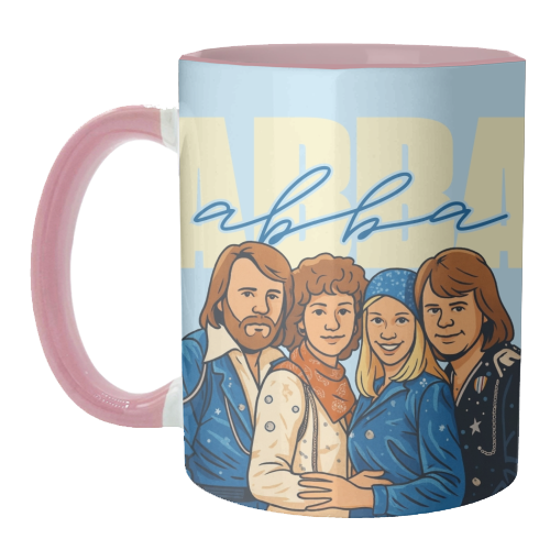 ABBA - unique mug by Ms Doodle