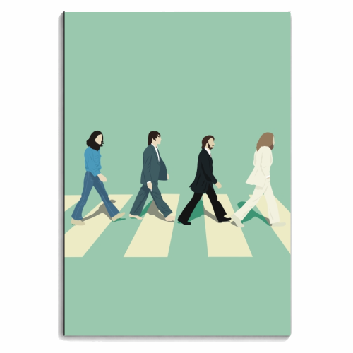 Abbey Road - The Beatles - personalised A4, A5, A6 notebook by Cheryl Boland