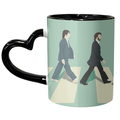 Abbey Road - The Beatles - unique mug by Cheryl Boland