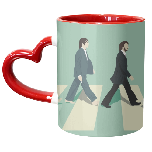 Abbey Road - The Beatles - unique mug by Cheryl Boland