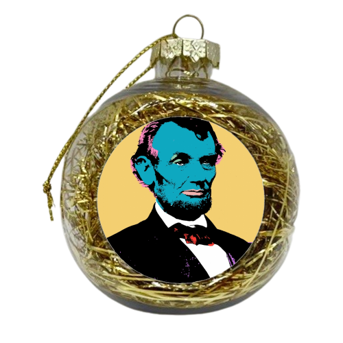 Abe - xmas bauble by Wallace Elizabeth