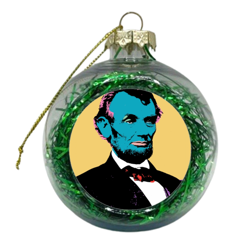 Abe - xmas bauble by Wallace Elizabeth