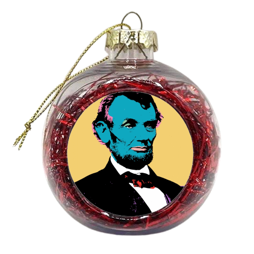 Abe - xmas bauble by Wallace Elizabeth