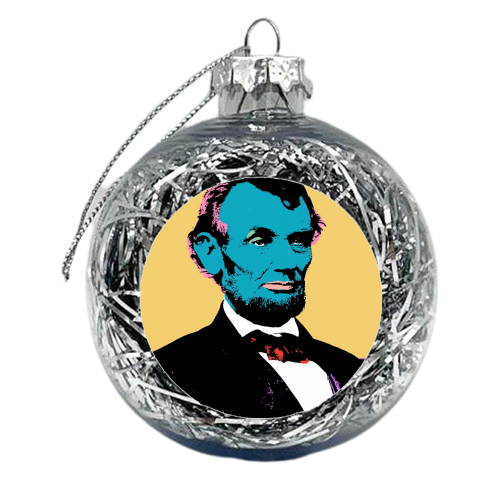 Abe - xmas bauble by Wallace Elizabeth