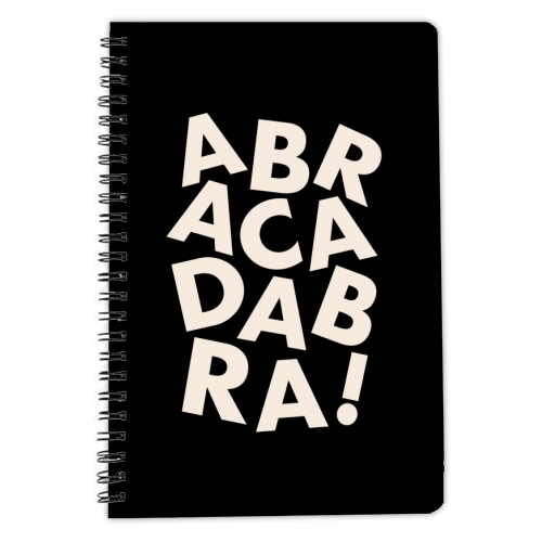ABRACADABRA - personalised A4, A5, A6 notebook by Hollie Mills