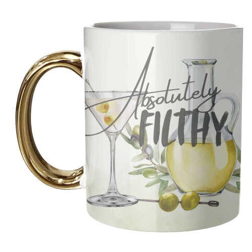 Absolutely FILTHY - unique mug by Ms Doodle