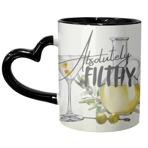 Absolutely FILTHY - unique mug by Ms Doodle