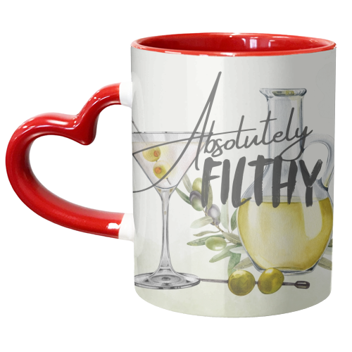 Absolutely FILTHY - unique mug by Ms Doodle