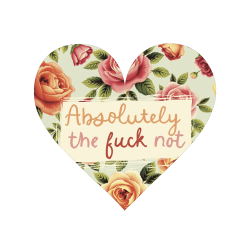 Absolutely the fuck not vintage style gift - Magnet by Giddy Kipper