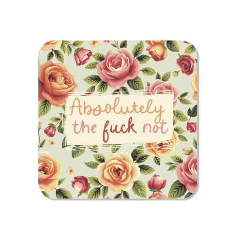 Absolutely the fuck not vintage style gift - Magnet by Giddy Kipper