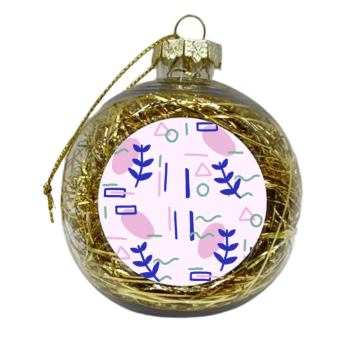Abstract Plants - xmas bauble by Ella Seymour