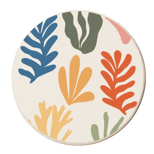 Abstract Seagrass Pattern #1 #wall #art - personalised beer coaster by Anita Bella Jantz