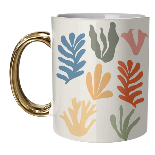 Abstract Seagrass Pattern #1 #wall #art - unique mug by Anita Bella Jantz
