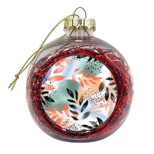 Abstract Tropical - xmas bauble by Mukta Lata Barua