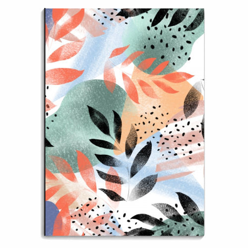 Abstract Tropical - personalised A4, A5, A6 notebook by Mukta Lata Barua