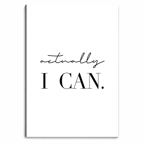 Actually I Can - personalised A4, A5, A6 notebook by Toni Scott