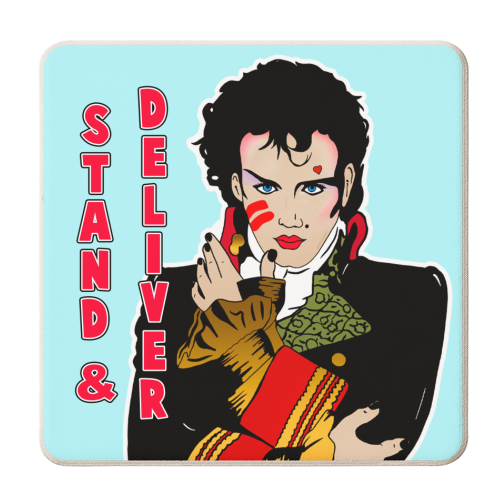 Adam Ant - personalised beer coaster by Bite Your Granny