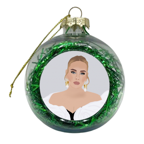 Adele at 30 - xmas bauble by Rock and Rose Creative