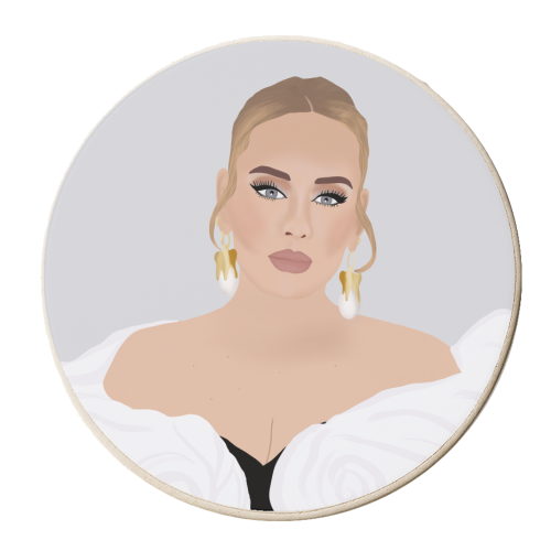 Adele at 30 - personalised beer coaster by Rock and Rose Creative