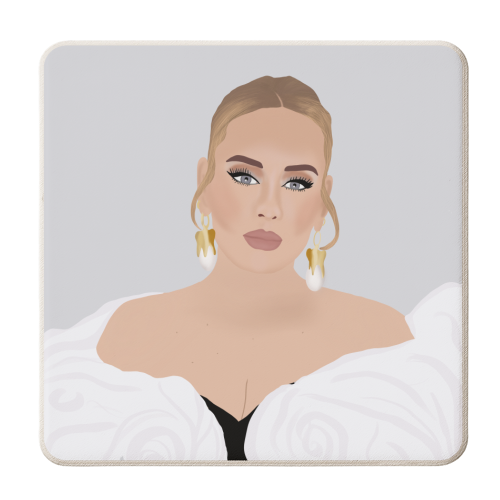 Adele at 30 - personalised beer coaster by Rock and Rose Creative
