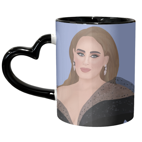Adele at the Brits - unique mug by Rock and Rose Creative