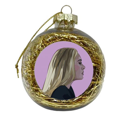 Adele Collection - xmas bauble by Catherine Critchley.