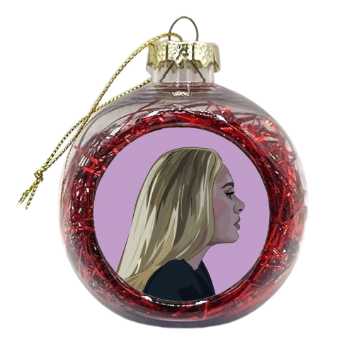 Adele Collection - xmas bauble by Catherine Critchley.