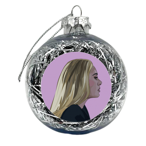 Adele Collection - xmas bauble by Catherine Critchley.