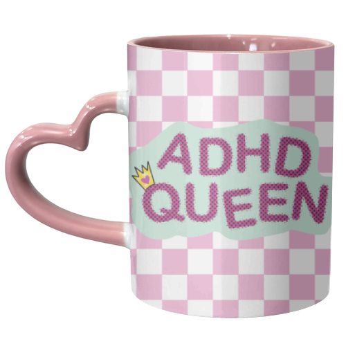 ADHD QUEEN - unique mug by Mad Philomena