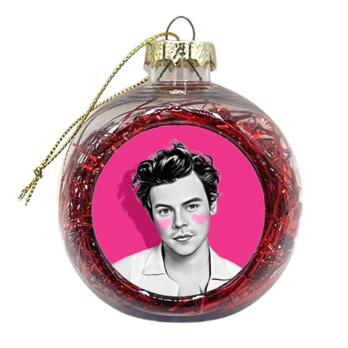 Adoring Harry - xmas bauble by DOLLY WOLFE