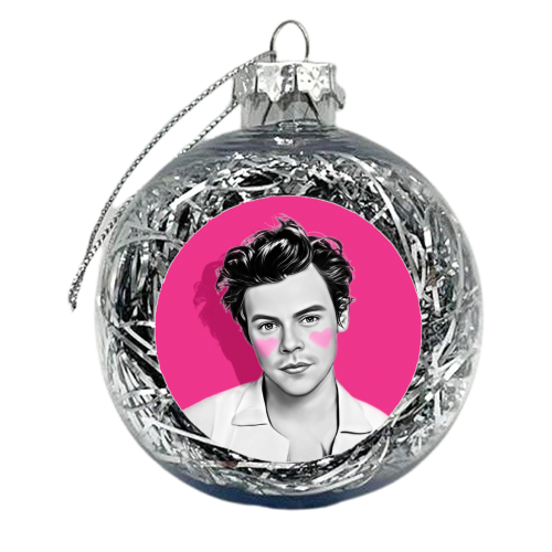 Adoring Harry - xmas bauble by DOLLY WOLFE