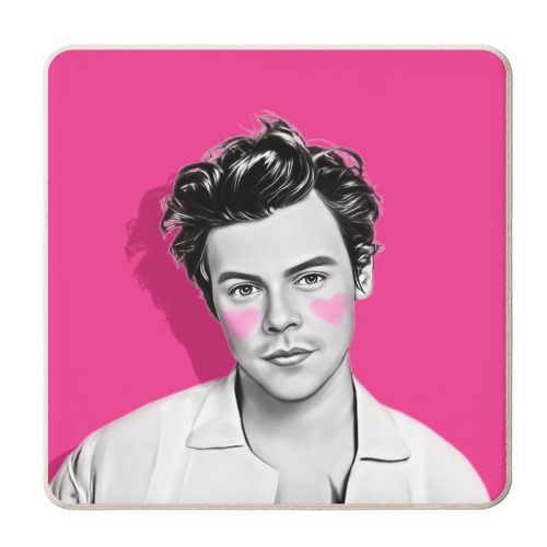 Adoring Harry - personalised beer coaster by DOLLY WOLFE