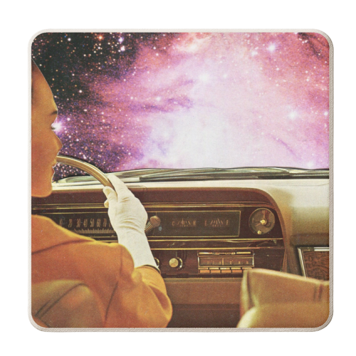 Adventure is ahead - personalised beer coaster by Maya Land