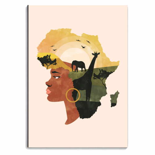 Africa Love - personalised A4, A5, A6 notebook by Uma Prabhakar Gokhale