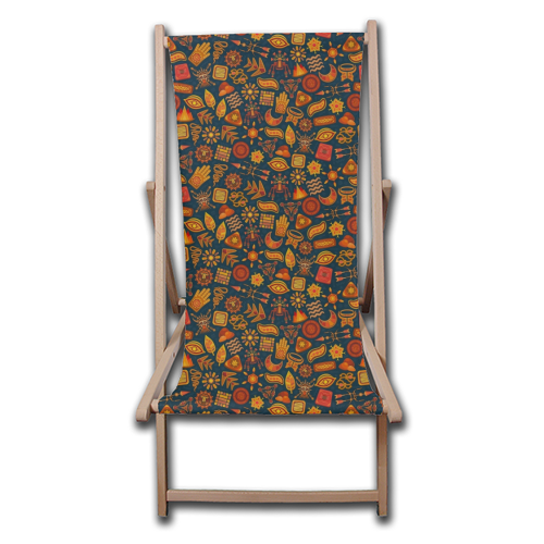 African Tribal Symbols / Ethnic Tribal Pattern unique canvas deck