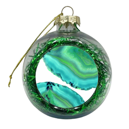 Agate Boho Chic #3 #gem #decor #art - xmas bauble by Anita Bella Jantz