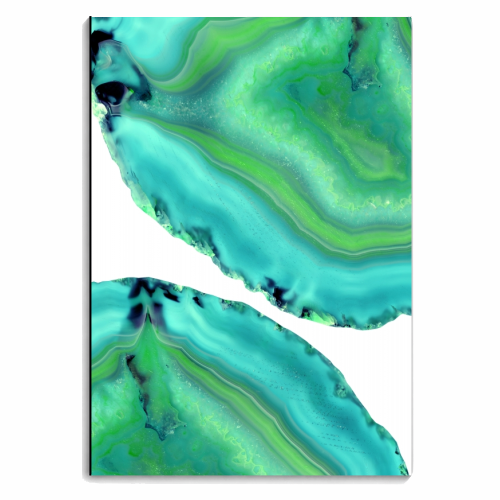 Agate Boho Chic #3 #gem #decor #art - personalised A4, A5, A6 notebook by Anita Bella Jantz