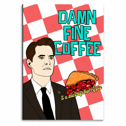 Agent Cooper - personalised A4, A5, A6 notebook by Bite Your Granny