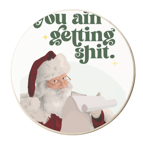 Ain't Getting - personalised beer coaster by Pink and Pip