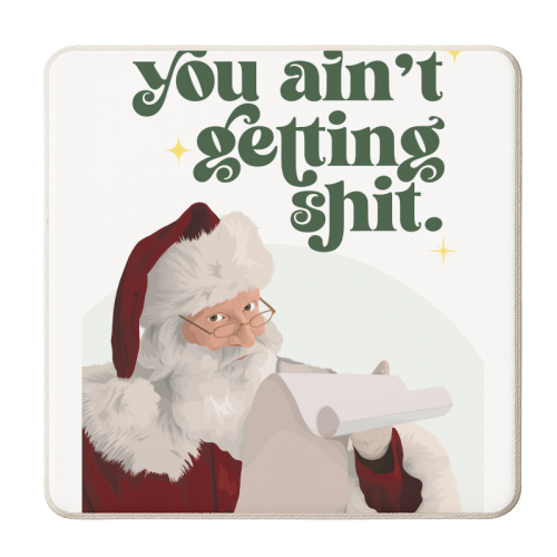 Ain't Getting - personalised beer coaster by Pink and Pip