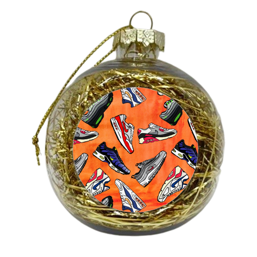 Air Max Pattern  - xmas bauble by Derek Stewart