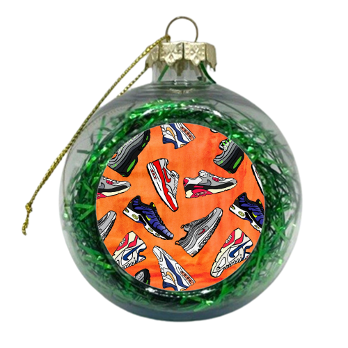 Air Max Pattern  - xmas bauble by Derek Stewart