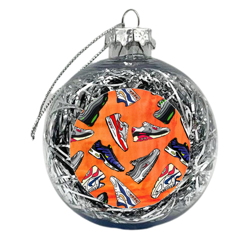 Air Max Pattern  - xmas bauble by Derek Stewart