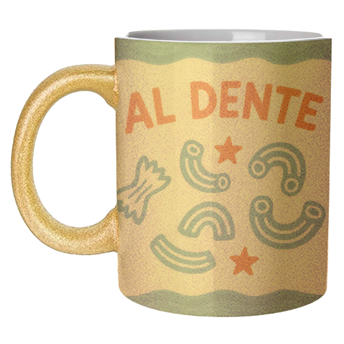Al Dente - unique mug by Ms Doodle