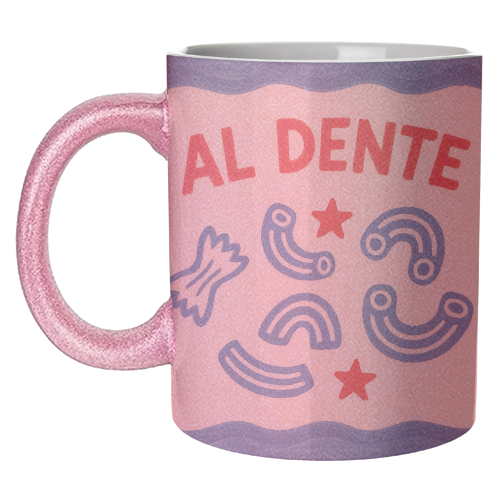 Al Dente - unique mug by Ms Doodle